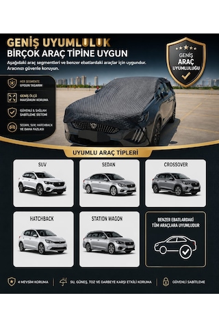 Gard Oto Universal Araç Brandası Siyah