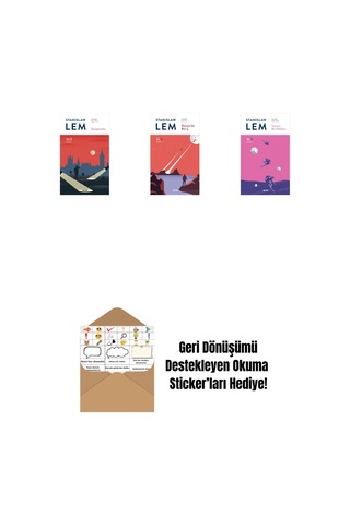 Soruşturma Sl9 + Dünya Da Barış Sl8 + İnsanın Bir Dakikası Sl5 + Okuma Sticker'ları