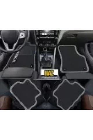 Volvo Xc60-2017 Sonrası Siyah Halı Gri Kenar Petek Topuk