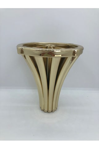 PLASTİK. 12 cm GOLD KAPLAMA, KOLTUK,MOBİLYA,ÜNİTE AYAĞI (4 ADET)