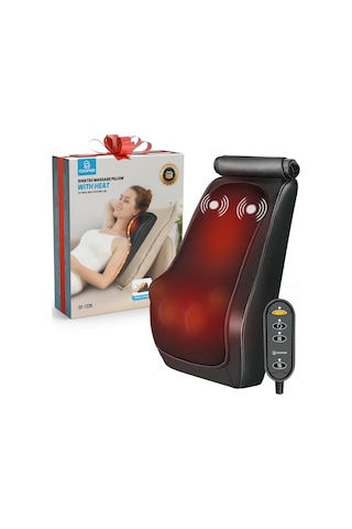 Boyun Sırt Ağrısı Giderici İçin Comfıer Boyun Sırt Masajı Isı İle Shiatsu Masajı, Sırt Boyun Ve Omuz İçin 3d Yoğurma Masajı, Erkekler İçin Hediye Olarak Masaj Yastığı