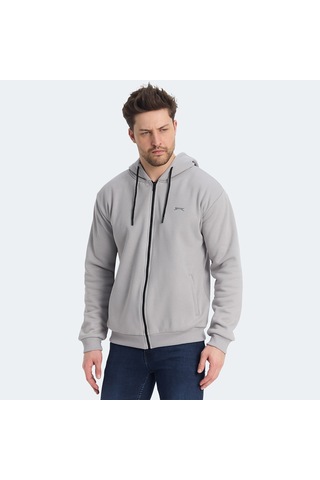 Slazenger KOZZAX IN Erkek Sweatshirt Gri