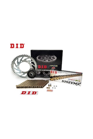Dıd Zincir Dişli Seti Yamaha Mt-09 Tracer 900 Cc 2015-2017 / Zincir : Dıd-525zvm-x Gold -110 / Dişli: Jt 16t - Sunstar 45t