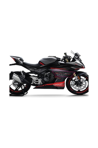 Cfmoto 450sr Tasarım Sticker Tasarım Etiket Modeli Yan Grenaj Sağ Kırmızı