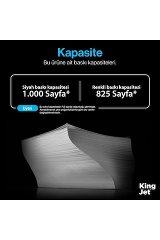 Kingjet Hp Officejet 6220 Uyumlu Yüksek Kapasiteli 4 Renk Takım Çipli Uyumlu Kartuş