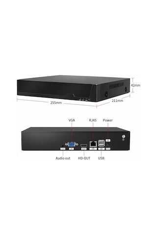 O-kam Zr-4010 Nvr Wifi Kayıt Cihazı 10 Kanal Ip Kamera Uyumluluğu
