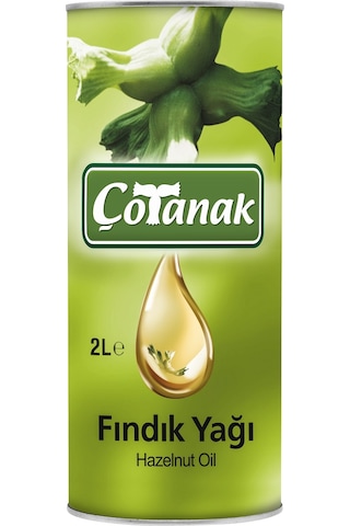 Çotanak Fındık Yağı Teneke 2 L Çotanak Fındık Yağı Teneke 2 L