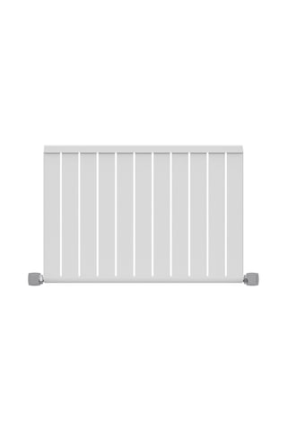 600x872mm Armoni Yatay Alüminyum Radyatör Snow White Beyaz