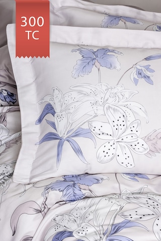 Varol Royal Saten 300tc Nevresim Takımı Çift Nevresimli Family Size - Essenza Çok Renkli