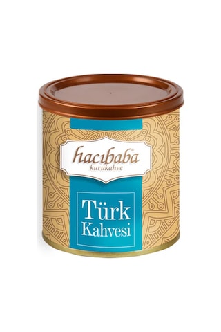 Hacıbaba Türk Kahvesi Teneke Kutu 100 Gr X 6 Adet Öğütülmüş