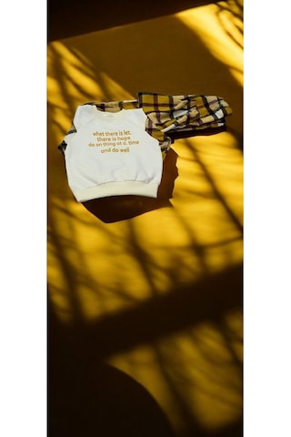 Piti Kare Desenli Polarlı Takım Renkli