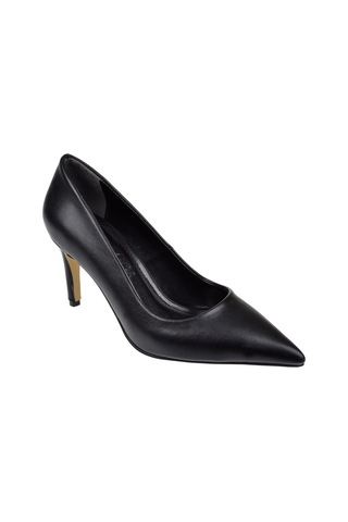Pullman 8 Cm İnce Topuk Kadın Stiletto Pl-89gv Siyah Cilt