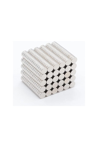 150 Adet 5x2 Mm Yuvarlak Güçlü Neodyum Mıknatıs Çap 5 Mm Kalınlık 2 Mm