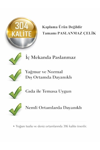 Krom Mil Ø3 Mm 1 Metre - 4 Adet - Paslanmaz Çelik Çubuk Seti