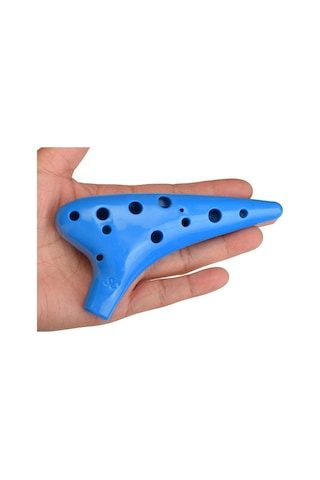 Valkyrie Ocarina 12 Delik Ocarina Alto C Ocarina Flüt Ocarina Sualtı Müzik Nefesli Enstrüman Pembe