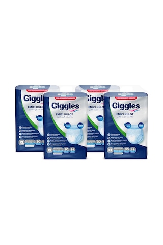 Giggles Yetişkin Emici Külot Hasta Bezi XL 4 x 30'lu