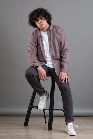 Dorss Slimfit Düz Renk Erkek Kışlık Oduncu Erkek Gömlek