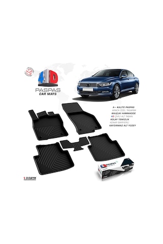 Vw Passat B8 4d Havuzlu Paspas 2015-2019 A+kalite