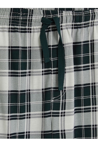 LC Waikiki Lc Waıkıkı Yeşil Ekose Desenli Erkek Pijama Alt