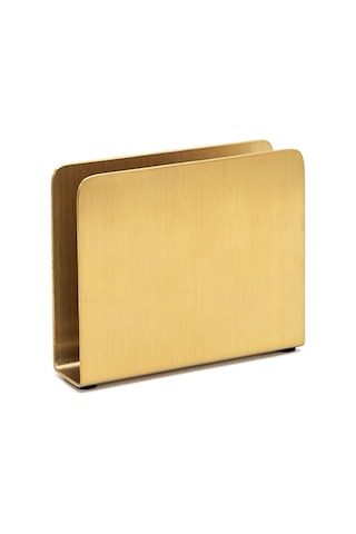 Ximistore9 Altın Renkli Paslanmaz Çelik Masaüstü Servis Kağıdı Tutucu - Masa Ve Mutfak İçin Bağımsız Dağıtıcı Altın