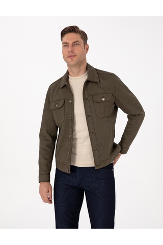 Pierre Cardin Erkek Haki Deri Mont-kaban 50318156-790 Haki