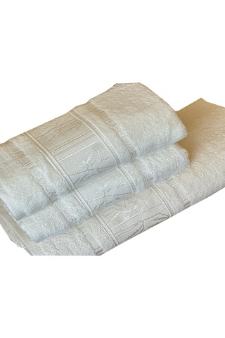 Goldroom Bambu 3 Lu Havlu Seti Krem