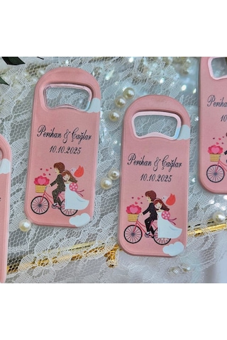 Söz Nişan Nikah Şekeri Hatıralık Hediye Magnet Açacak V 30 Adet