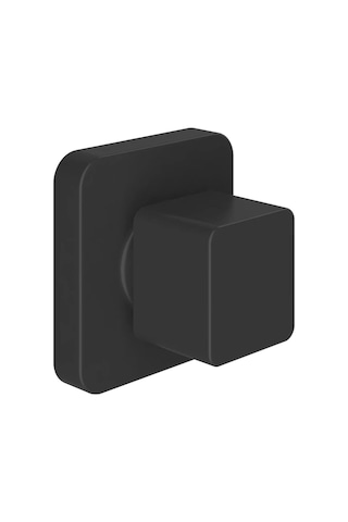 Kale K100 Ankastre Stop Valf 90 Aç-kapa Mat Siyah