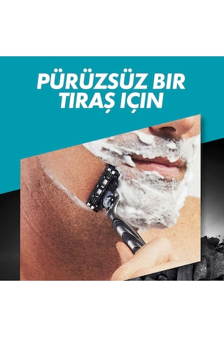 Gillette Mach3 Charcoal Yedekli Tıraş Bıçağı
