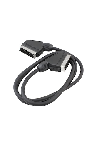 3 Metre Skart Erkek To Scart Male Tırnaklı Ara Görüntü Kablosu