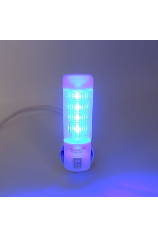 Uzun Led Gece Lambası 0,5W Tasarruflu Işıklı Fişli Düğmeli