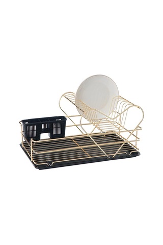 Acar Talon İki Katlı Tabaklık Bulaşıklık - Gold Gold