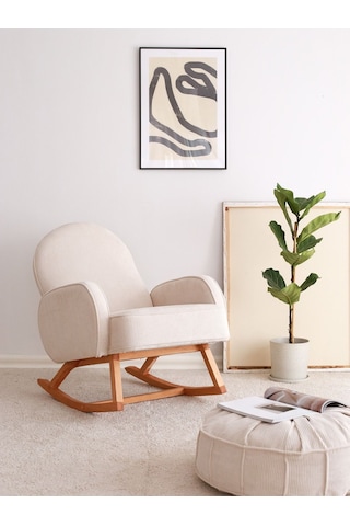 Yoko Sallanır Koltuk Beyaz