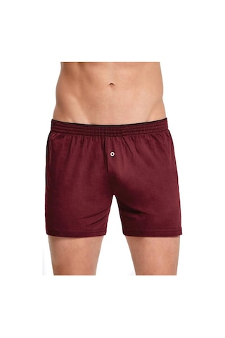 6 Adet Güryıldız Erkek Penye Düz Renk Havlu Bel Boxer Short 24509