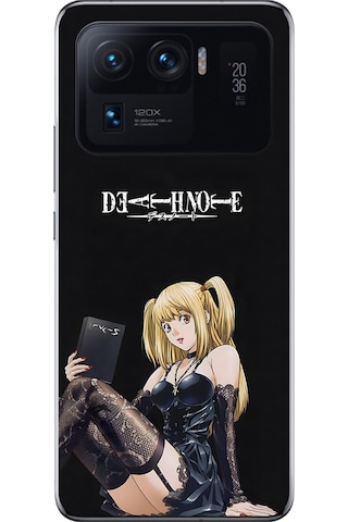 Xiaomi Mi 11 Pro Uyumlu Şeffaf Kılıf Death Note 3 Tasarımlı