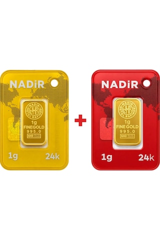 Nadir Gold 24 Ayar 2 Gram Külçe Altın