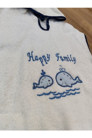 %100 Pamuklu & Başlıklı Bebek Banyo Havlusu - Yumuşak & Su Emici Nakışlı Bebek Havlusu 12 - 36 Ay