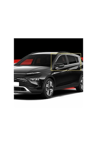 Hyundai Bayon Krom Cam Çerçevesi Set 2020- 12 Parça