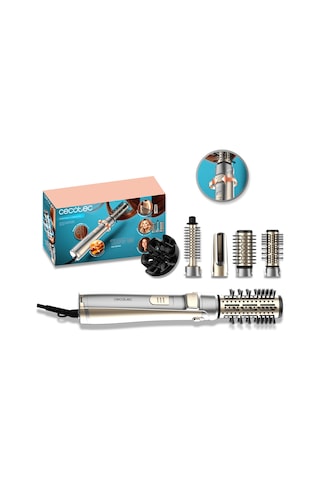 Ceramiccare 5in1 Airbrush Gyro Çok Başlıklı Saç Kurutma Ve Şekillendirme Fırçası