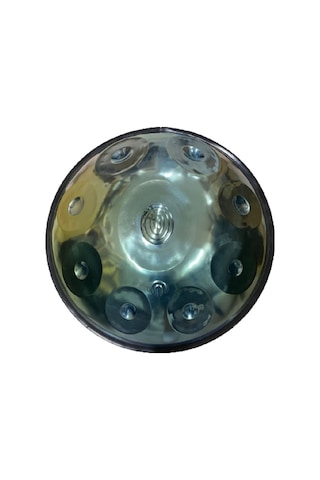 Hang Drum, Handpan Space Drum Nitrided Parlak Titanium Steel Drum