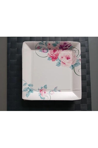 Tverskie Tarelki Tek Kullanımlık Kağıt Tabaklar 331757220 100 adet