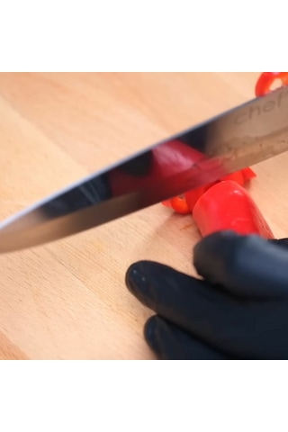 CHEF'S MARKA SİYAH SAPLI MUTFAK BIÇAĞI 27 CM