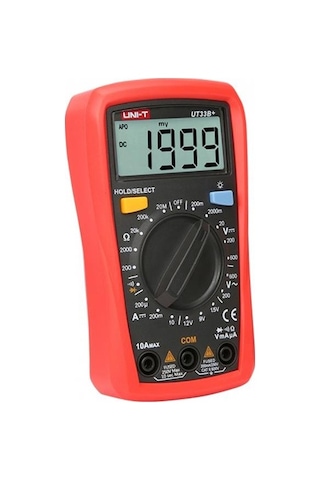 Unit Ut-33b+ Ac/dc Voltaj, Akım Kapasitans Ölçer 600v Dijital Multimetre
