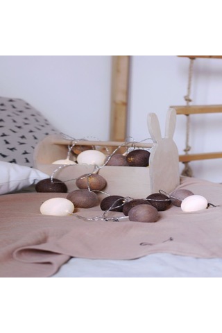 Naturel Soft Işıklı Top Dekoratif Aydınlatma