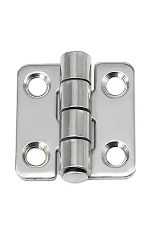 5'li Paslanmaz Krom Menteşe. 38x38mm. Cr-ni 304