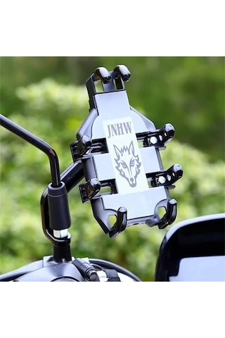 Xuweiwei Oktopus Tutucu Motosiklet Telefon Askısı Siyah Wk 66 Şok Emici Hırsızlığa Karşı Koruma Elektrikli Bisiklet Ve Scooterlar İçin