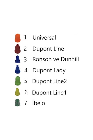 Dupont İbelo Carrier Dunhil Ronson Univeral Gaz Aparatı 8'li Set