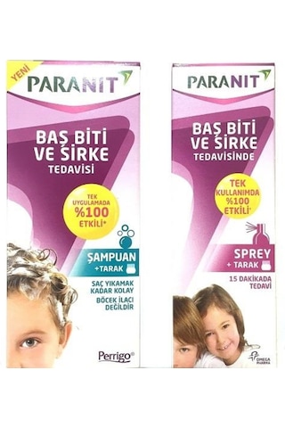 Paranit Bit Şampuanı 100 ML + Sprey 100 ML Paranit Bit Şampuanı 100 ML + Sprey 100 ML