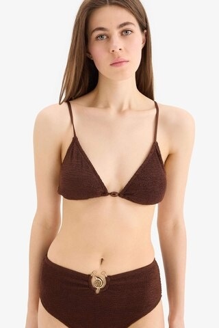 Defacto Regular Fit Bürümcük Bikini Üstü-fall İn Love E0205ax25smbn341 Kahve