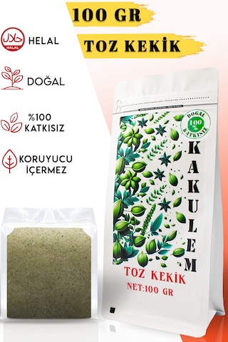 Kakulem Doğal Kurutulmuş Zahter Toz Dağ Kekik 100 Gr